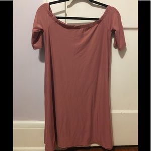 Off-the-shoulder dress